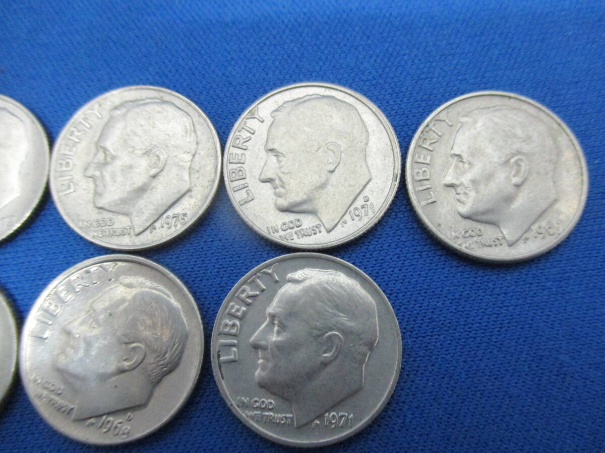 アメリカコイン 10セント １DIME 9枚 まとめて 「＃1518」_画像4