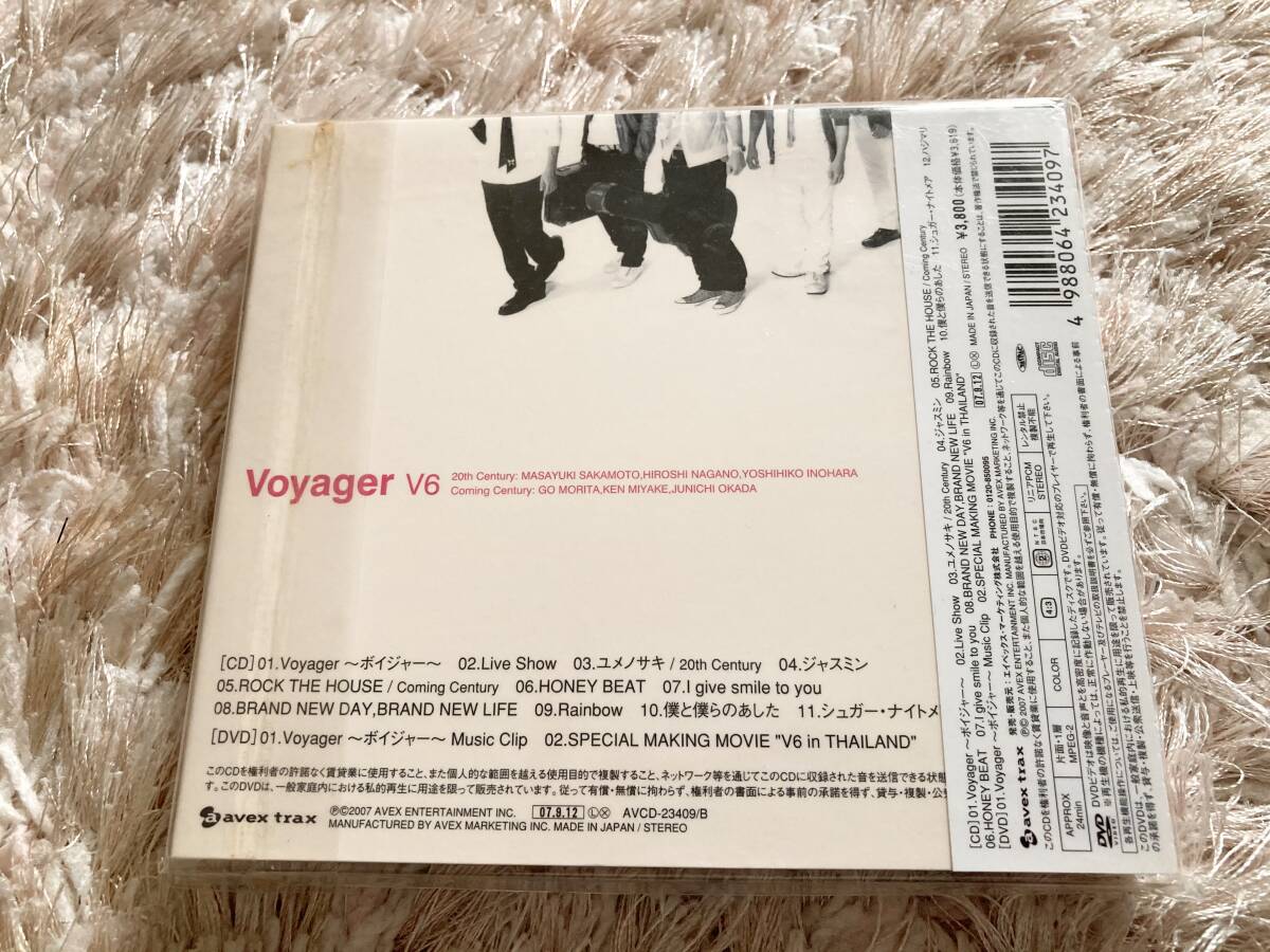 V6/10th&10周年アルバム&ファンクラブ限定オリジナルチャーム/Voyager初回限定盤A&musicmind/特典(CD+DVD) 10thSPパッケージ/帯あり/美品_画像6