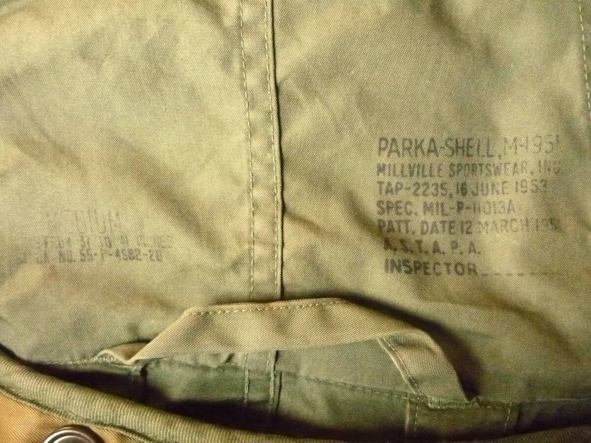  superior article the US armed forces the truth thing M-51 Parker liner set MEDIUM Mod's Coat .. goods fish tail / M-65