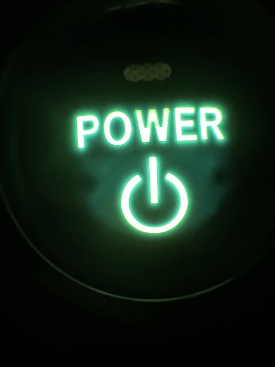 ☆トヨタ純正LED打ち替え済み ハイブリッド POWER スイッチ 11ピン プッシュスタートスイッチ 青ボタン 純正品返却不要 レインボー RGB LED_画像6
