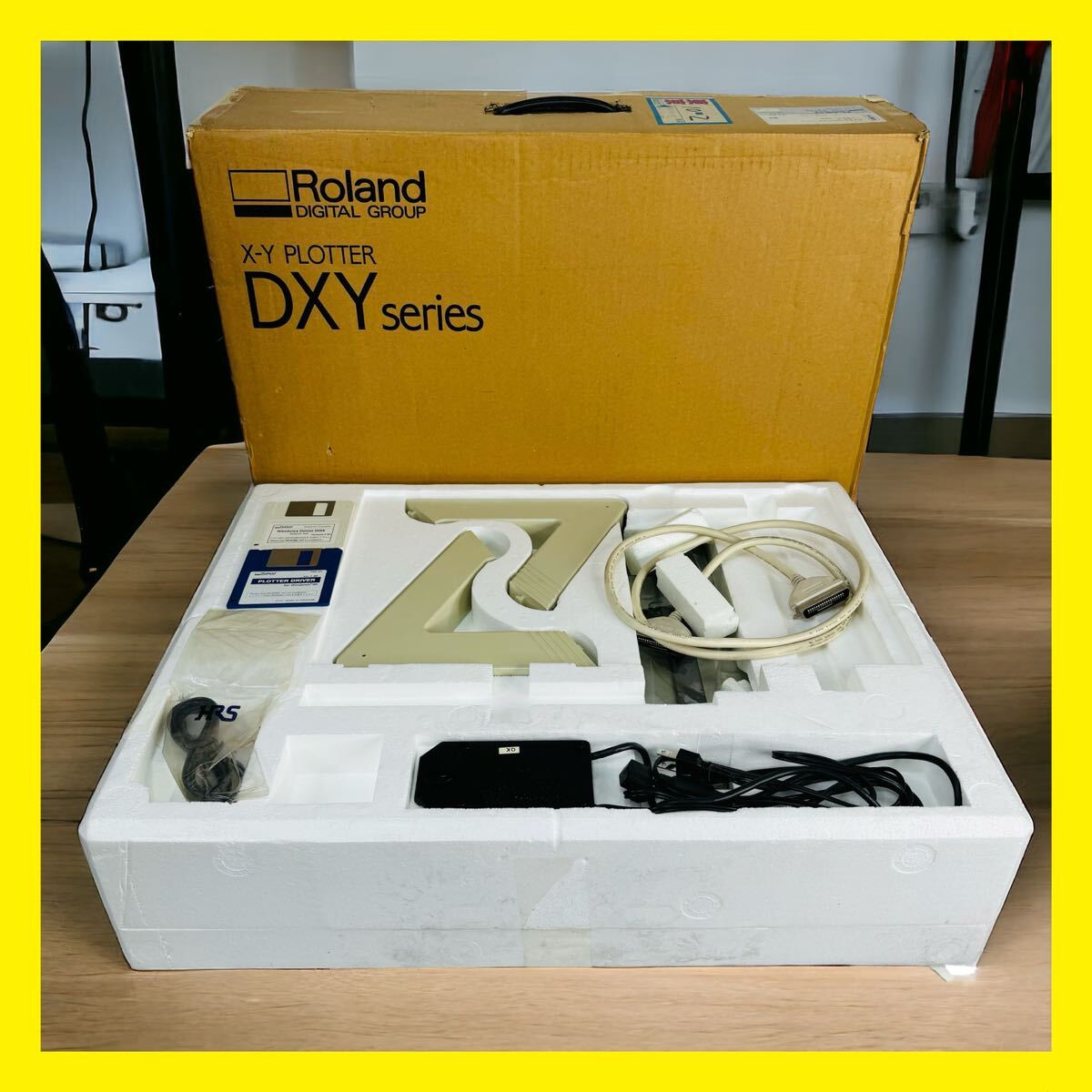 【現状品・希少】Roland ローランド X-Y PLOTTER DXY-1350 DXY series プロッタ ペンプロッタ 最上位 _画像1