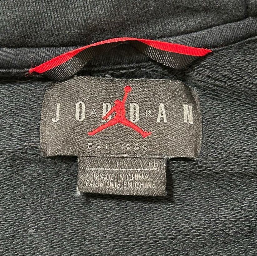 NIKE Nike JORDAN Jordan Zip выше Parker f-tiHoodie мужской S размер Black Box Logo баскетбол б/у одежда 