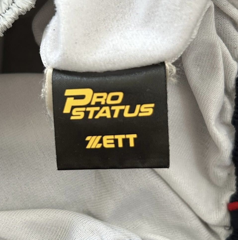 ZETT PRO STATUS　ゼット　ウインドブレーカーパンツ　トレーニングパンツ　野球　ベースボール　ネイビー　メンズ　Oサイズ　大きなサイズ_画像5