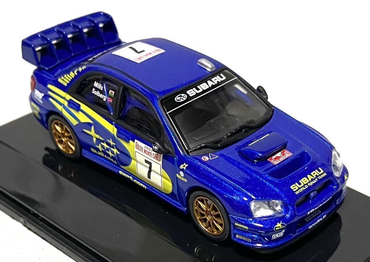 オートアート 1/64 スバル インプレッサWRC2003 No.7 P.ソルベルグ 2003 WRCラリーモンテカルロの画像8