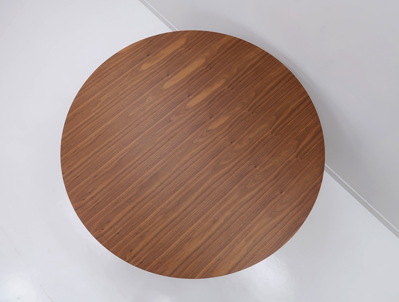 ACTUS アクタス 「FB/エフビー」 円形ダイニングテーブル 展示品 ウォールナット材 直径120cm / カッシーナ 北欧 無印良品_画像4
