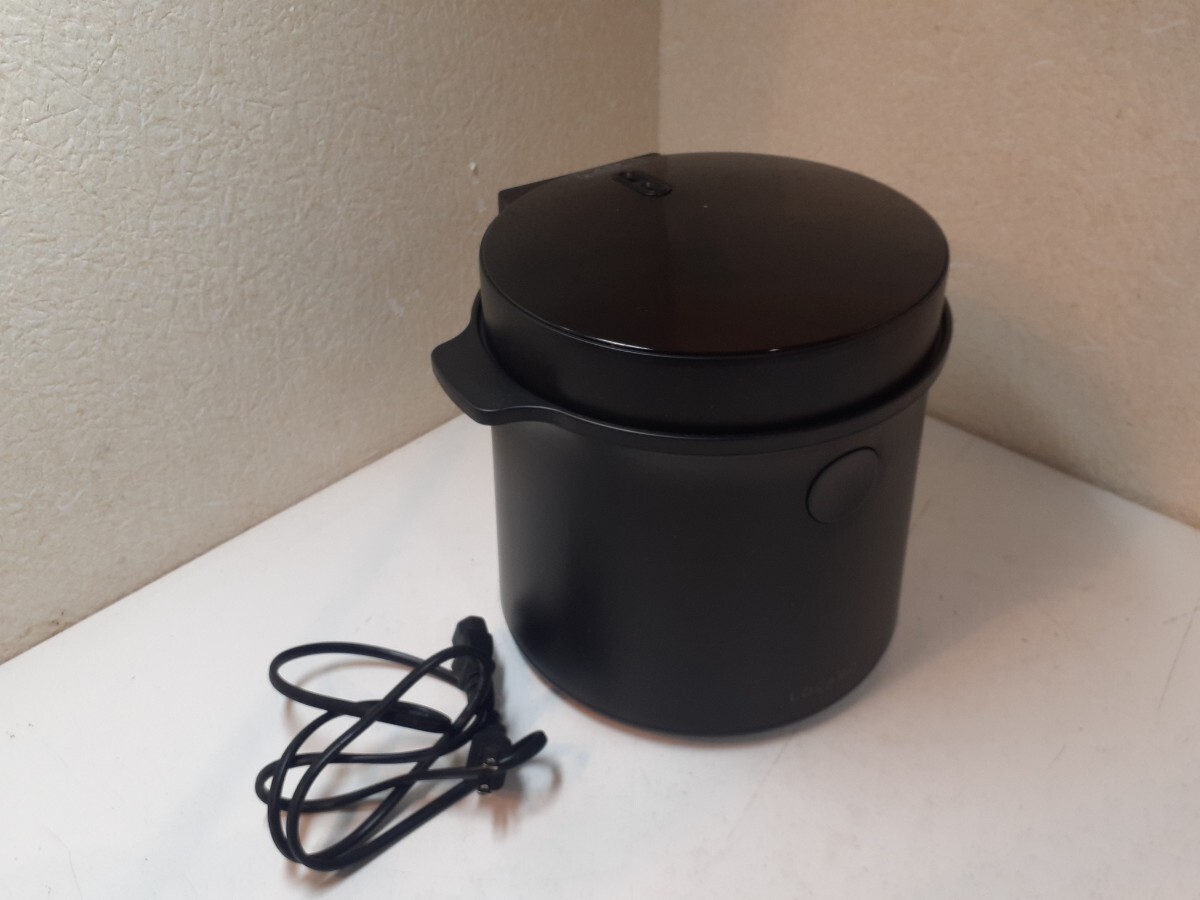 LOCABO 糖質カット炊飯器 JM-C20E-B(ブラック)