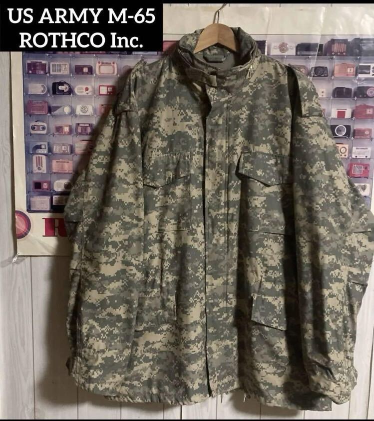 US ARMY ROTHCO社製デジカモM65フライトジャケットフィールドコート/ULTRA FORCE Field Coat ウルトラフォースデジタルカモ迷彩柄米軍_画像1