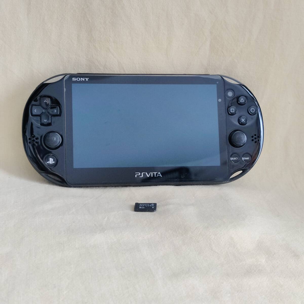 【KJUETD】SONY Playstation VITA PCH-2000 本体のみ メモリーカード8GB ジャンク JUNK PS VITA