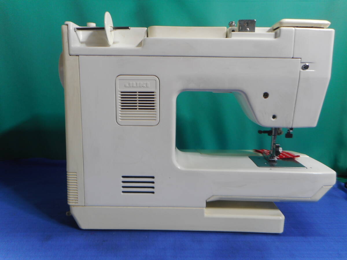 JUKI　HZL-7800　THE　MISIN　日本製　自動糸切り　取り説　カバー付き　パワフル　皮革も縫えます　丈夫_画像9