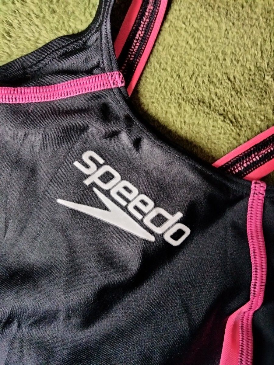 美品 流水加工付き speedo スピード 競泳水着 ニースキン サイズM Fina認証