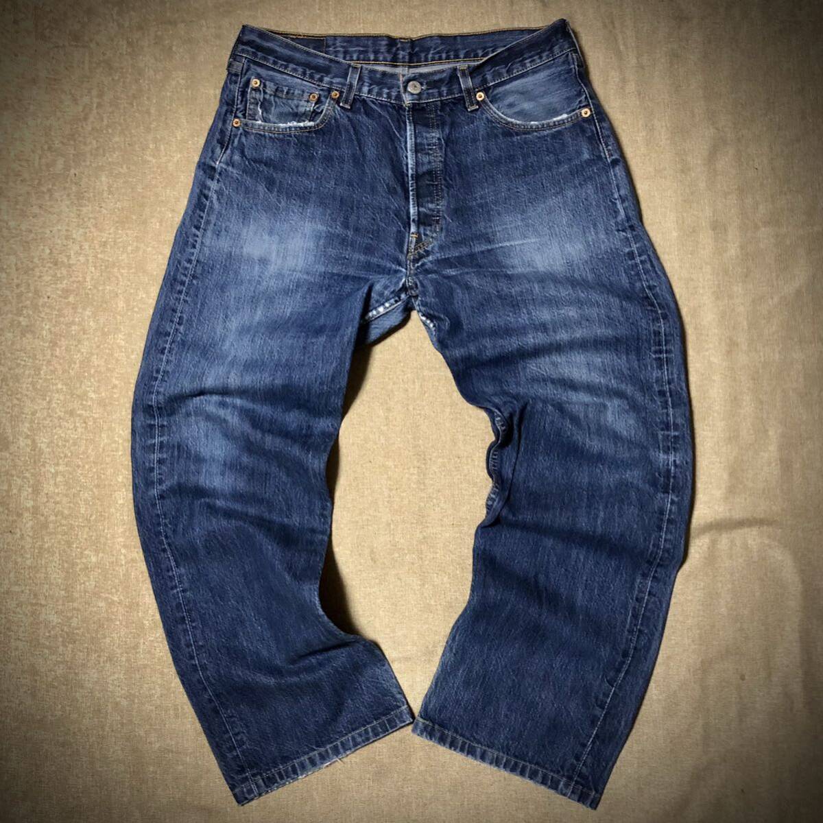 【理想的な風合い】USED Levi's 501【34inc】_画像1