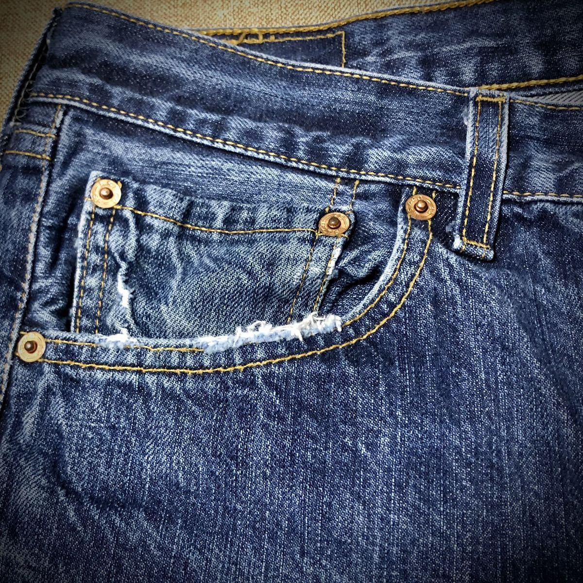 【理想的な風合い】USED Levi's 501【34inc】_画像4