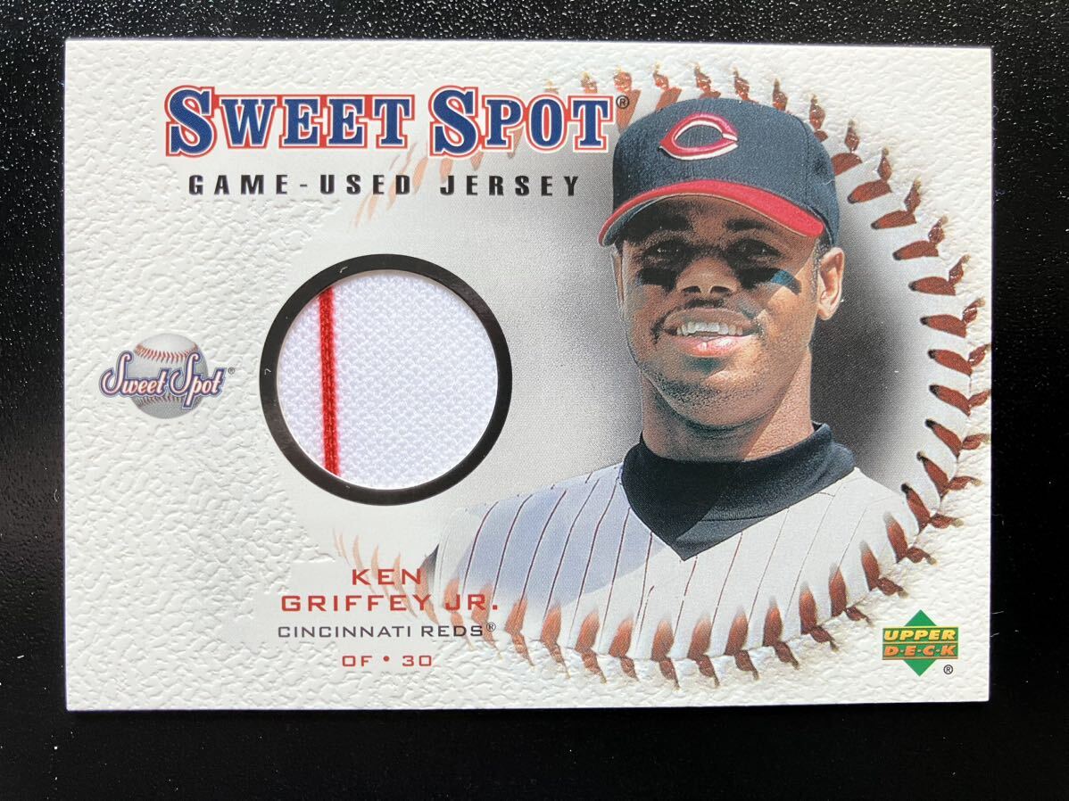 2001 Upper Deck Sweet Spot Game Jersey Ken Griffey Jr. J-KG MLB ジャージカード _画像1