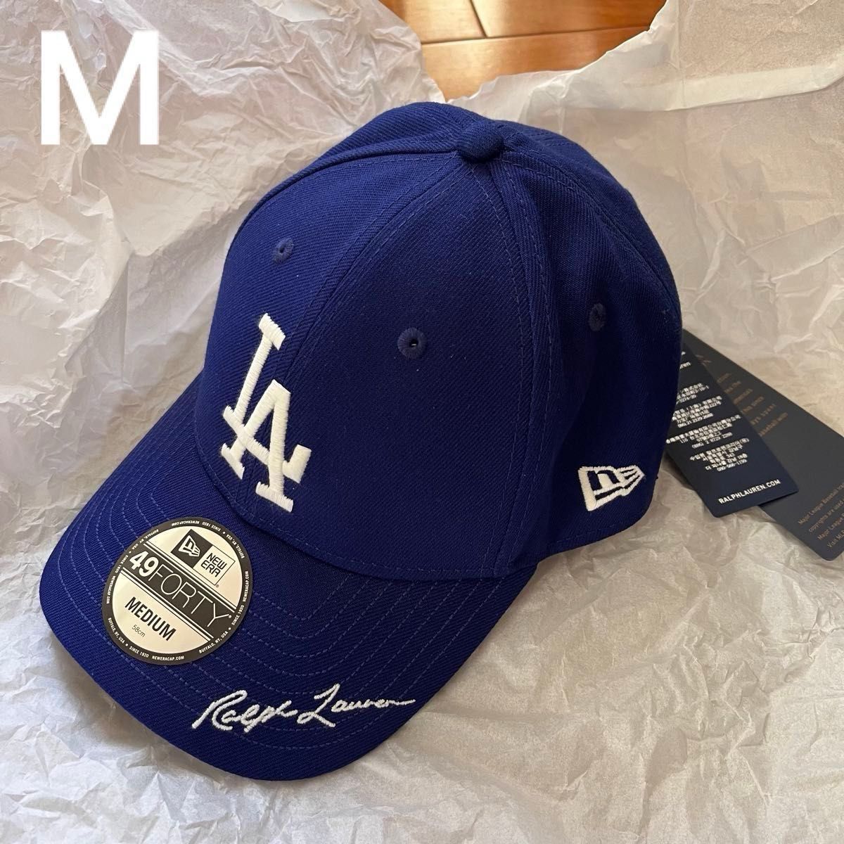 ポロ ラルフローレン x MLB ドジャース x ニューエラ キャップ M ポロ ラルフローレン x MLB ドジャース x ニューエラ キャップ M