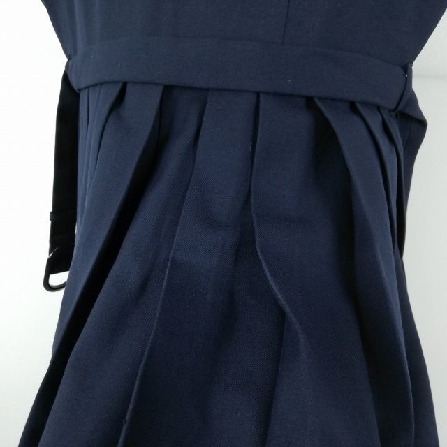 1円 ジャケット ジャンパースカート 上下2点セット 165A 冬物 女子 学生服 宮崎大淀中学 紺 制服 中古 ランクC EY5902_画像10