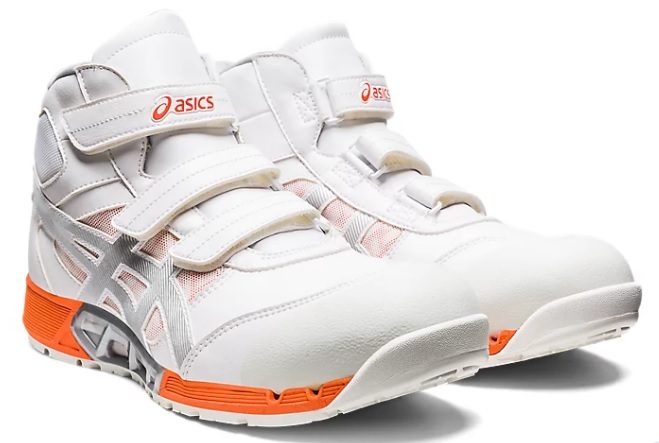 CP308AC-100 24.5cm color ( white * pure silver ) Asics safety shoes new goods ( tax included )