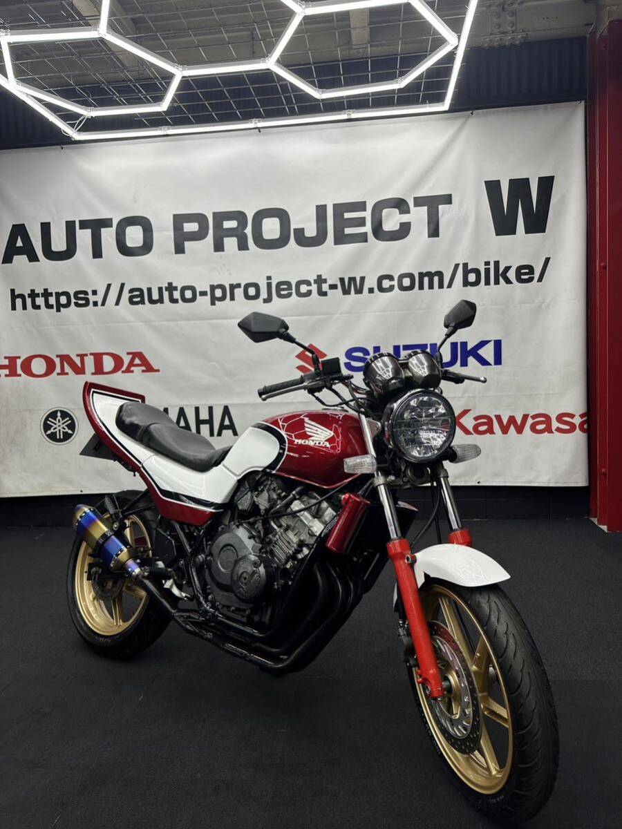 JADE250 ジェイドCBX仕様 HONDA CBX400F CBX CBR400F ワルツ機械 パステルロード prettyRacing ガニマタブレット 黒赤の画像1