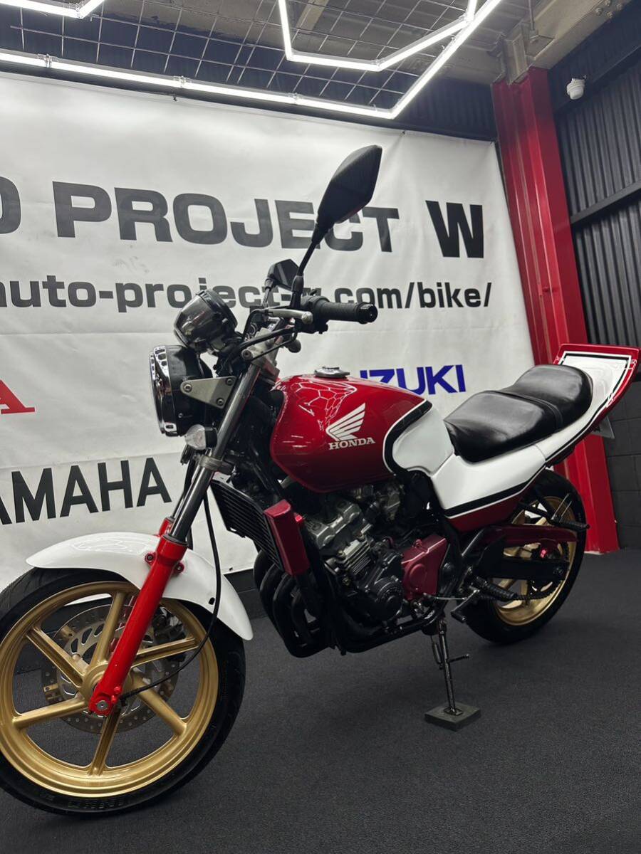 JADE250 ジェイドCBX仕様 HONDA CBX400F CBX CBR400F ワルツ機械 パステルロード prettyRacing ガニマタブレット 黒赤の画像6