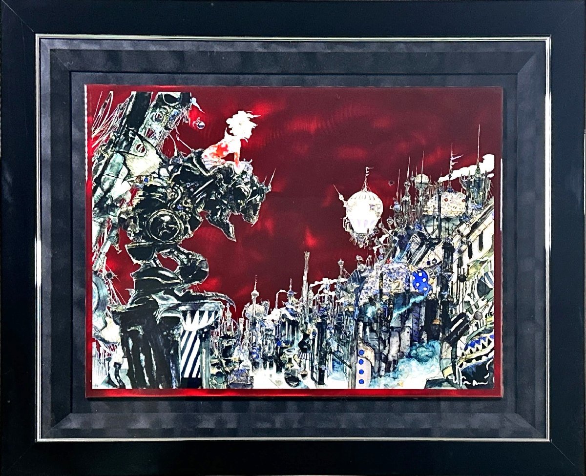 Yahoo!オークション - (真作保証) 天野喜孝 街 METAL RED 希少 Yahoo!オークション - (真作保証) 天野喜孝 街 METAL RED 希少