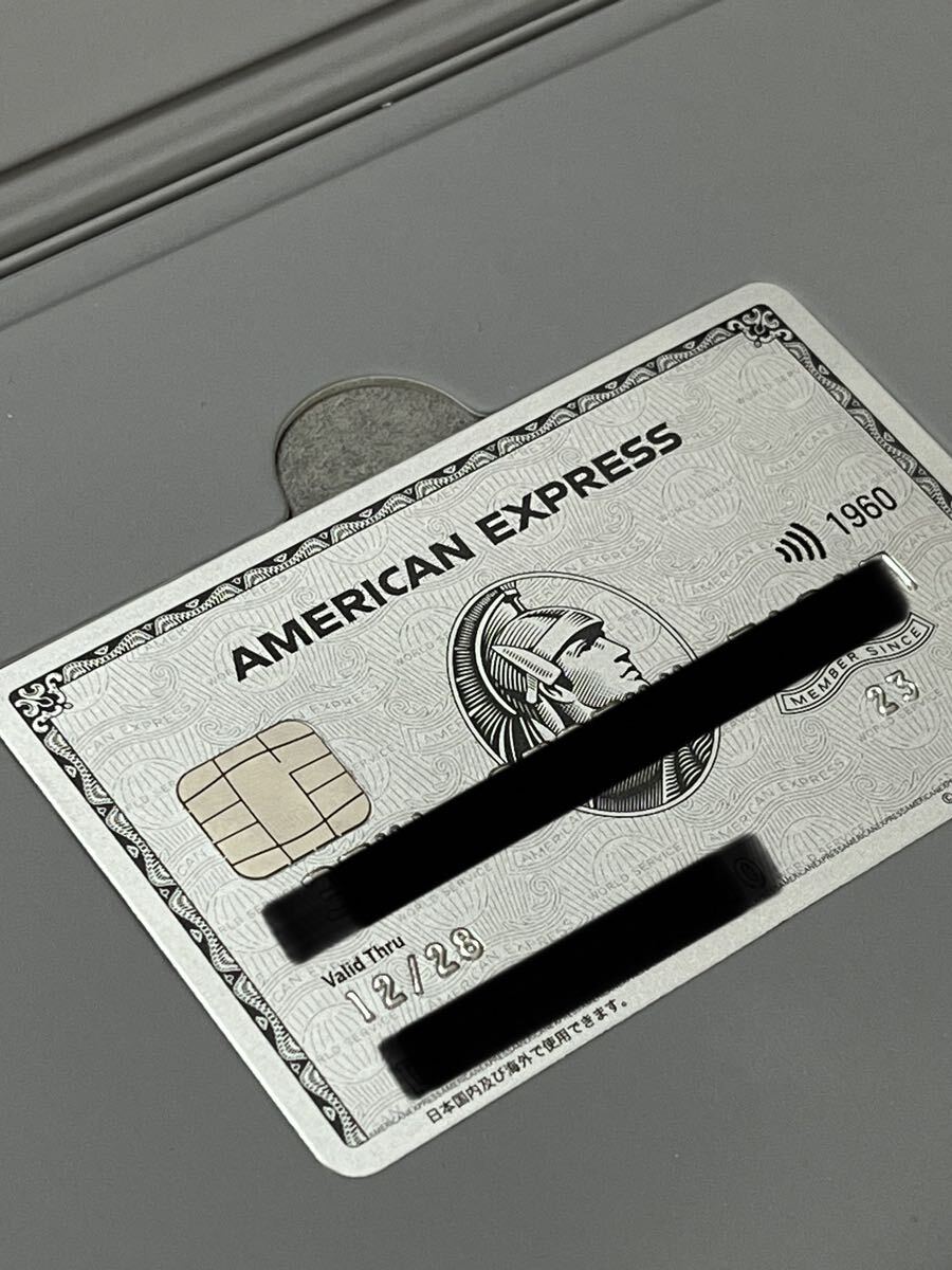 American Express　アメックスプラチナ　本物　解約済み　_画像2