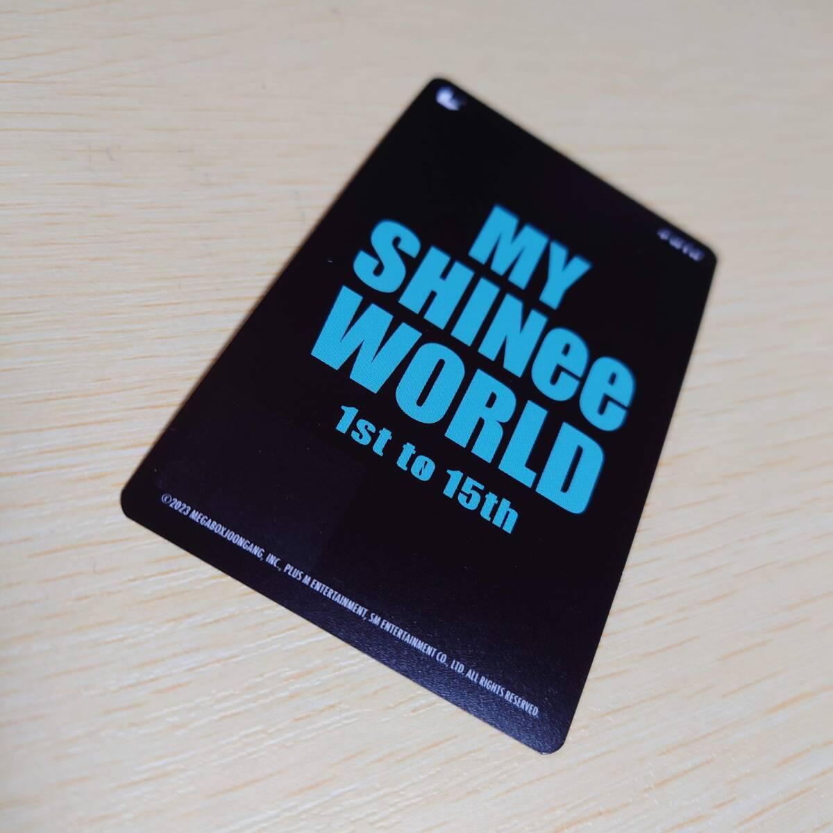映画 MY SHINee WORLD ムビチケ 一般 未使用 カード送付 送料無料_画像1