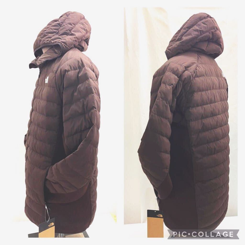 新品未使用 ザノースフェイス THE NORTH FACE レッドランフーディ M 中綿ジャケット NY82393 コールブラウン メンズ フルジップ 148449_画像6