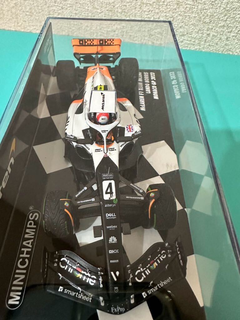 ミニチャンプス 1/43 マクラーレン MCL60 モナコGP 2023 ランド ノリス MINICHAMPSの画像2