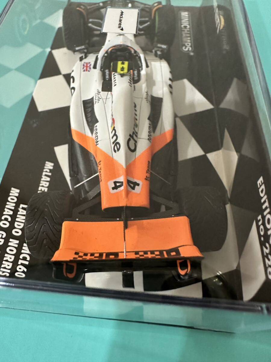 ミニチャンプス 1/43 マクラーレン MCL60 モナコGP 2023 ランド ノリス MINICHAMPSの画像5