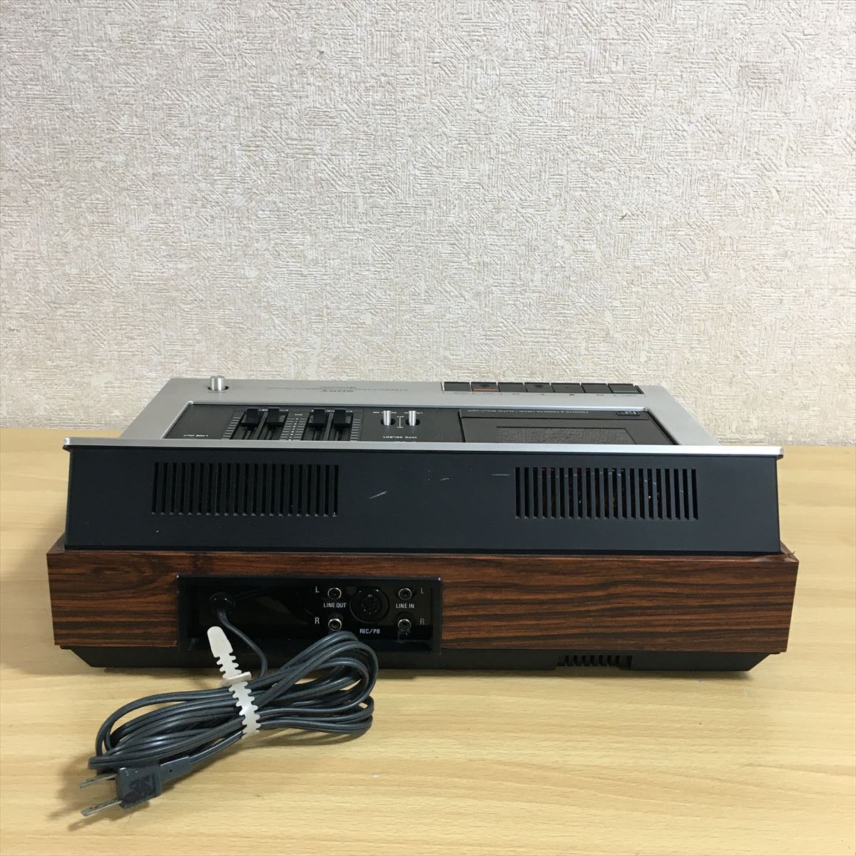 SONY Sony TC-4250SD stereo cassette deck DOLBY SYSTEM Showa Retro audio equipment manual attaching 3s5397