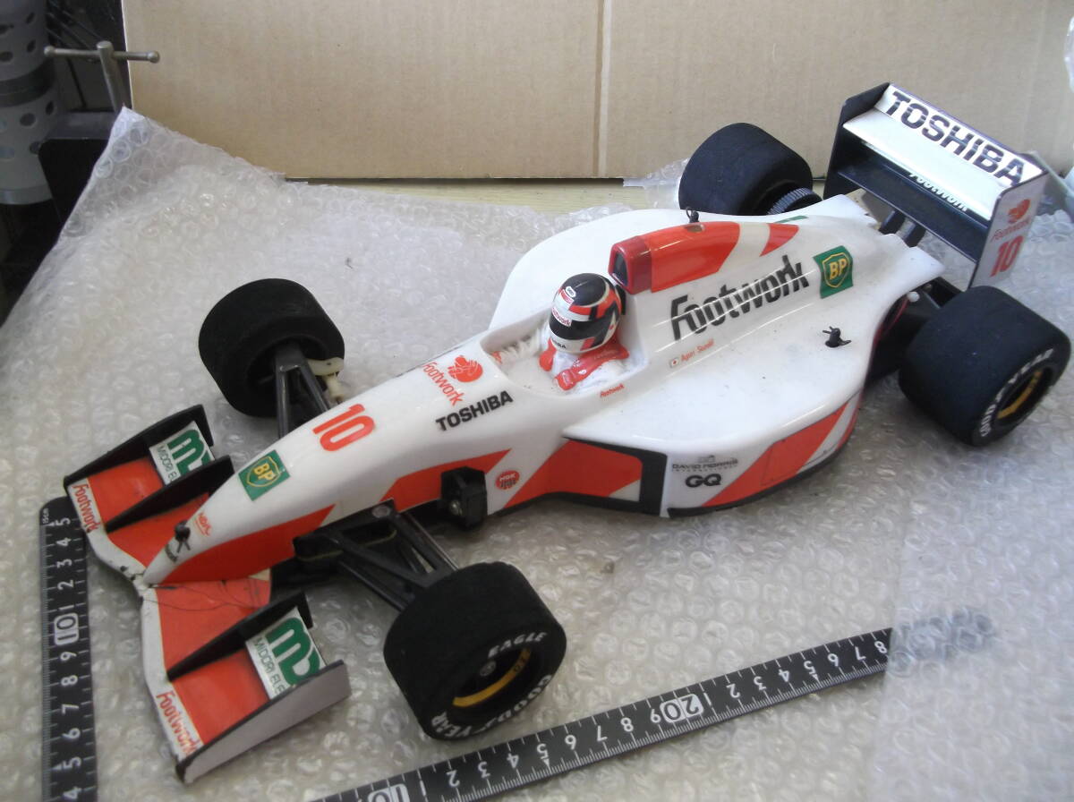 当時物 TAMIYA タミヤ 1/10電動RC フットワーク FA13 無限ホンダ F102シャーシ 現状渡し品 同梱不可_画像1