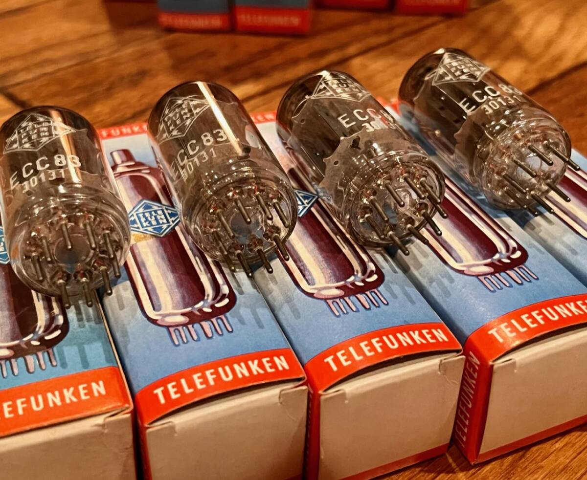 真空管 TELEFUNKEN ECC83/12AX7 未使用 保管品 4本セットの画像2