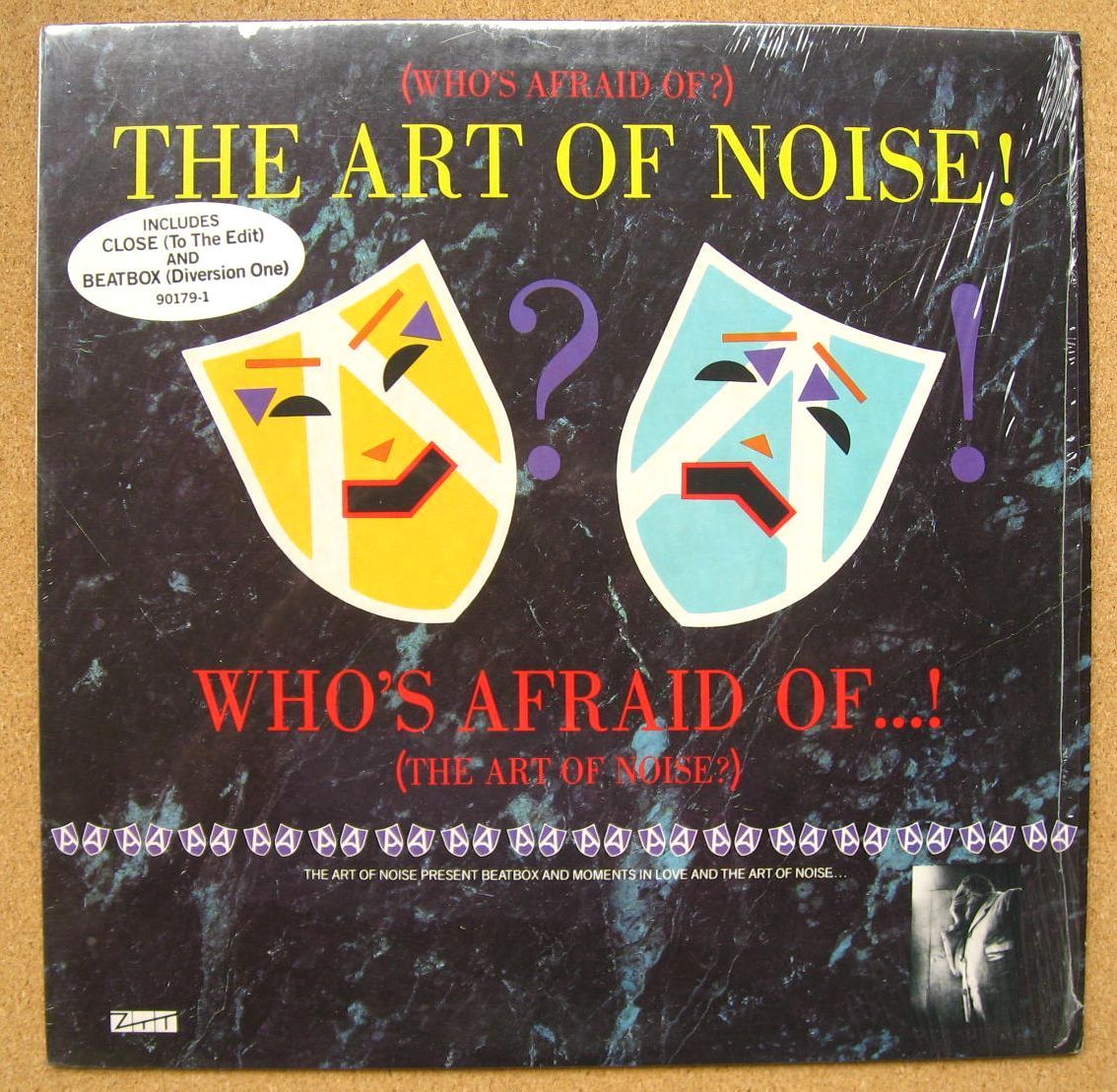 [シュリンク＆ステッカー残]US盤LP◆(WHO'S AFRAID OF?) THE ART OF NOISE!/誰がアート・オブ・ノイズを…◆_画像1