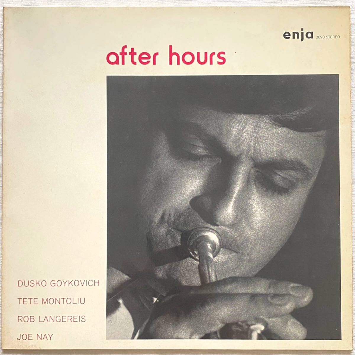 【ドイツ オリジナル】美盤 美ジャケ 激レア Dusko Goykovich - After Hours_画像1