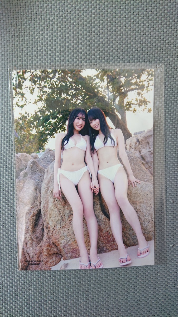 GIRLS-PEDIA 2024 SPRING NMB48 原かれん・龍本弥生 オフィシャルショップ 限定特典 生写真_画像1