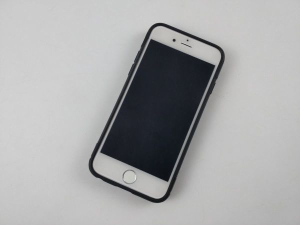 iPhone 6/6s用ケース 落下防止リング付き スタンド ソフトカバー ストラップ対応 ブラックの画像2