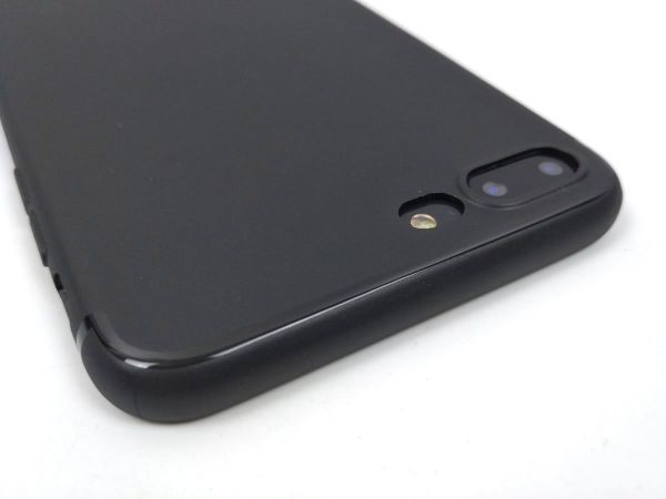 iPhone 7 Plus/8 Plus для простой тонкий мягкий чехол покрытие TPU черный 