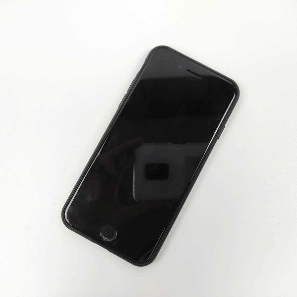 iPhone 7/8用 放熱ソフトカバー ケース TPU 編み込み風 滑り止め ブラック_画像2