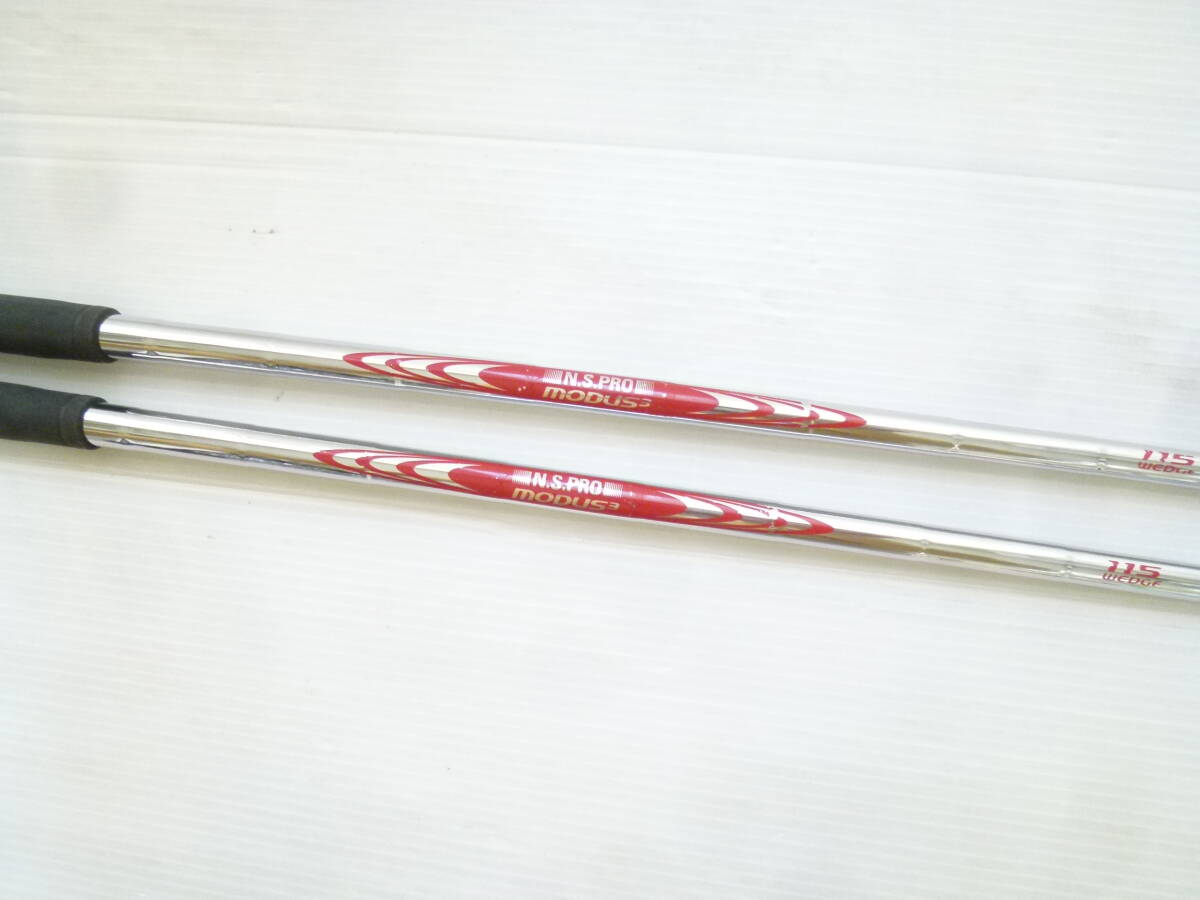 豪華2本セット!!! ◆◆ 三浦技研 MG-S01 tour 99.3 pure FORGED モーダス 115 WEDGE ◆◆ 純鉄 52° 58°_画像2