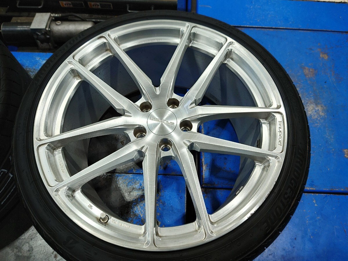 希少品 プロドライブ GC-05R 19x8.5 5H110+37 2枚 19x10 5H110+49 2枚 ポテンザS007 4本タイヤホイールセット アルファロメオ ジュリア_画像2