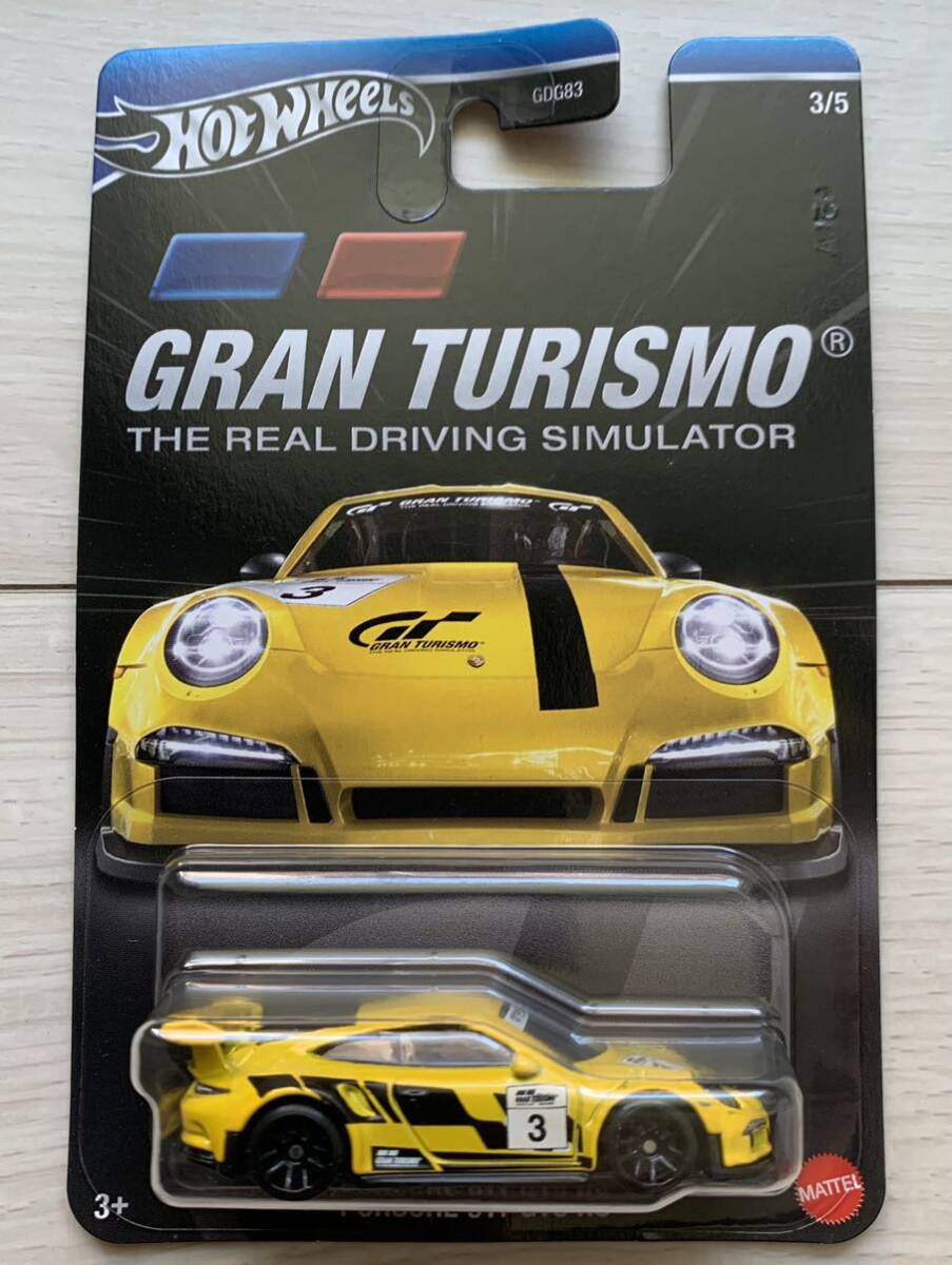 箱発送　★　ホットウィール　グランツーリスモ　★　ポルシェ 911 GT3 RS　★　1/64 ミニカー Hot Wheels PORSCHE911　★　新品_画像1