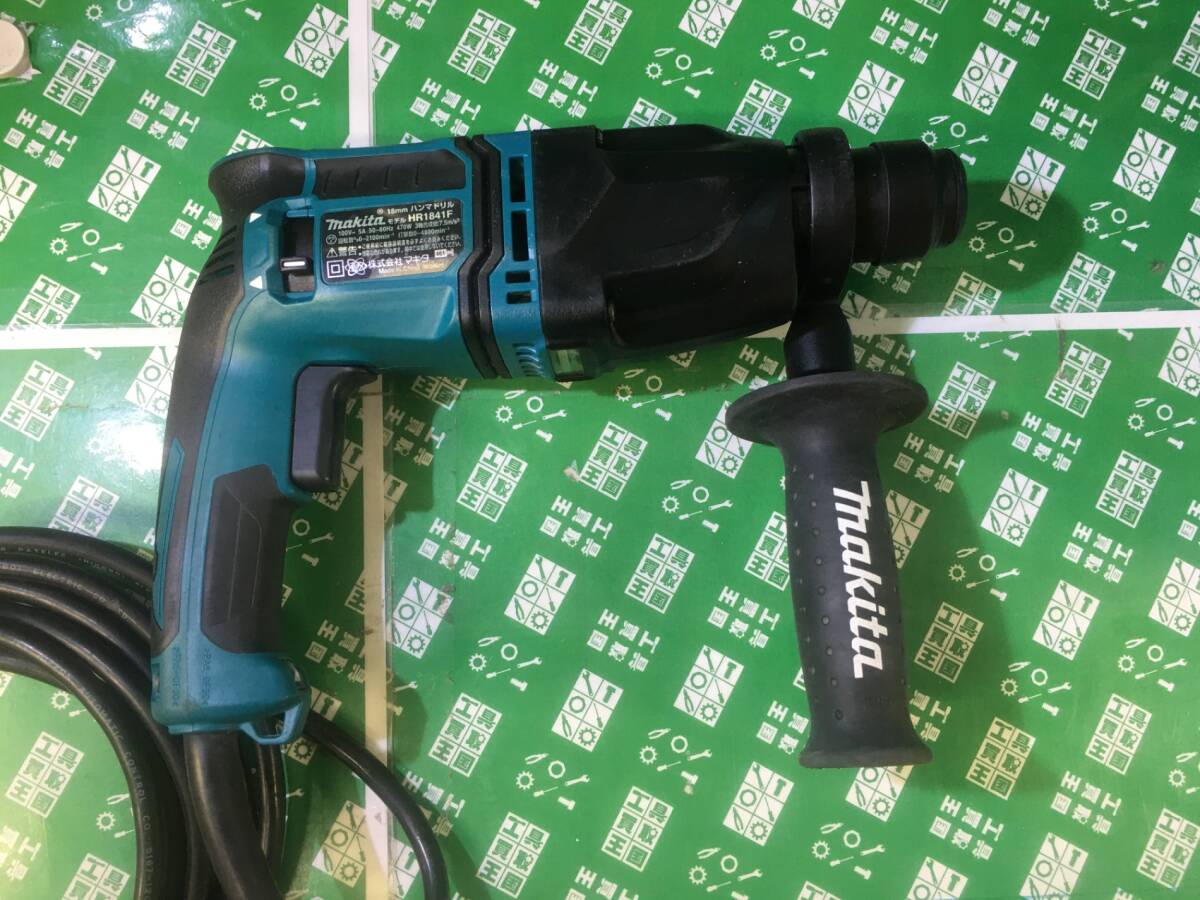 【美品・中古品】★makita(マキタ) 18㎜ハンマドリル(SDSプラスシャンク) HR1841F/ITC8JLZRW1HM_画像2