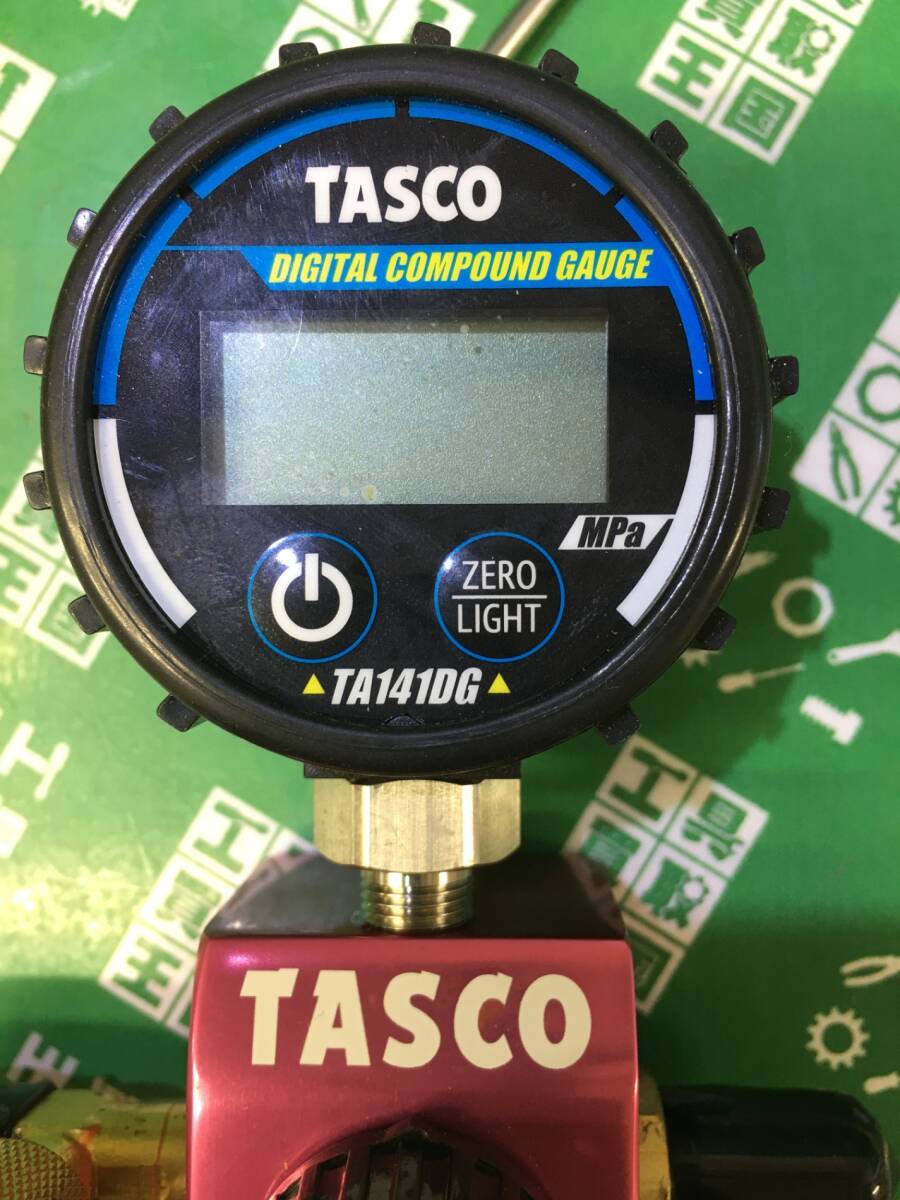 【美品・中古品】★イチネンTASCO TA123DG-1 ボールバルブ式デジタルシングルマニホールドキット/IT66G9B1TXZO_画像4