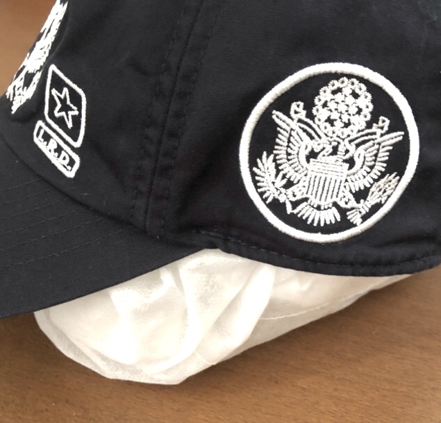 TED COMPANY キャップ TEDMAN 刺繍 CAP 黒 US ARMY モチーフ 帽子 アメリカ ブランド や アメカジ MILITARY ウェア 好きに も デッドマン_画像3