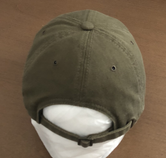 L.L.Bean CAP ヘラジカ 鹿 MILITARY GREEN 帽子 キャップ llbean アメリカ ブランド や アウドドア 古着 好きに も エル エル ビーン_画像3