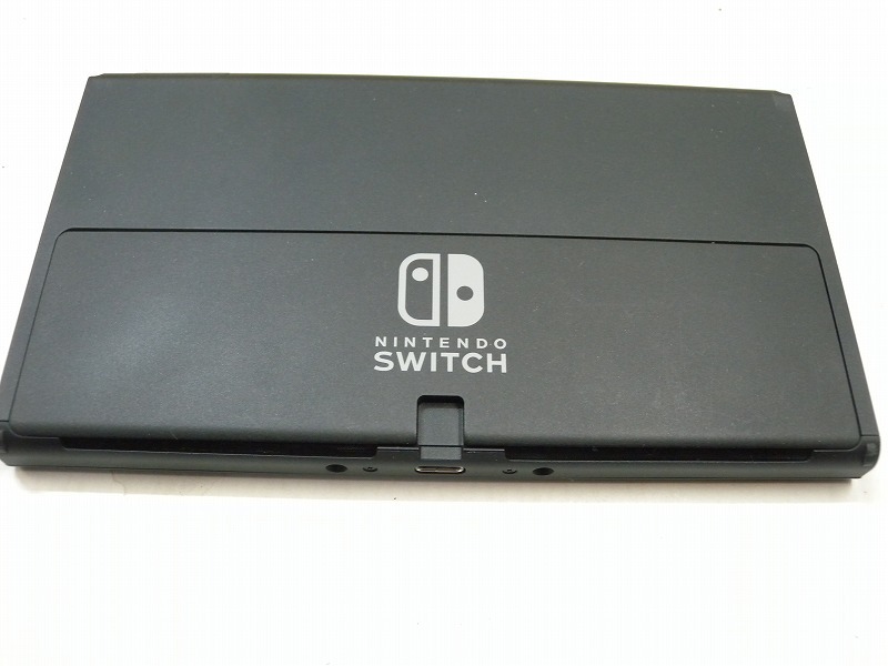 C5468* new model Nintendo switch have machine EL model white operation verification / the first period . settled / body update * stick cover damage have used present condition delivery 