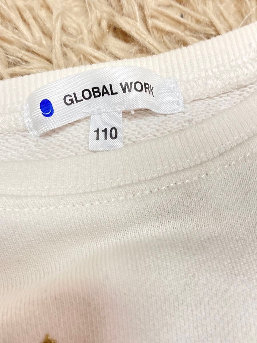 子供服　110 女の子　グローバルワーク　GLOBAL WORK トレーナー