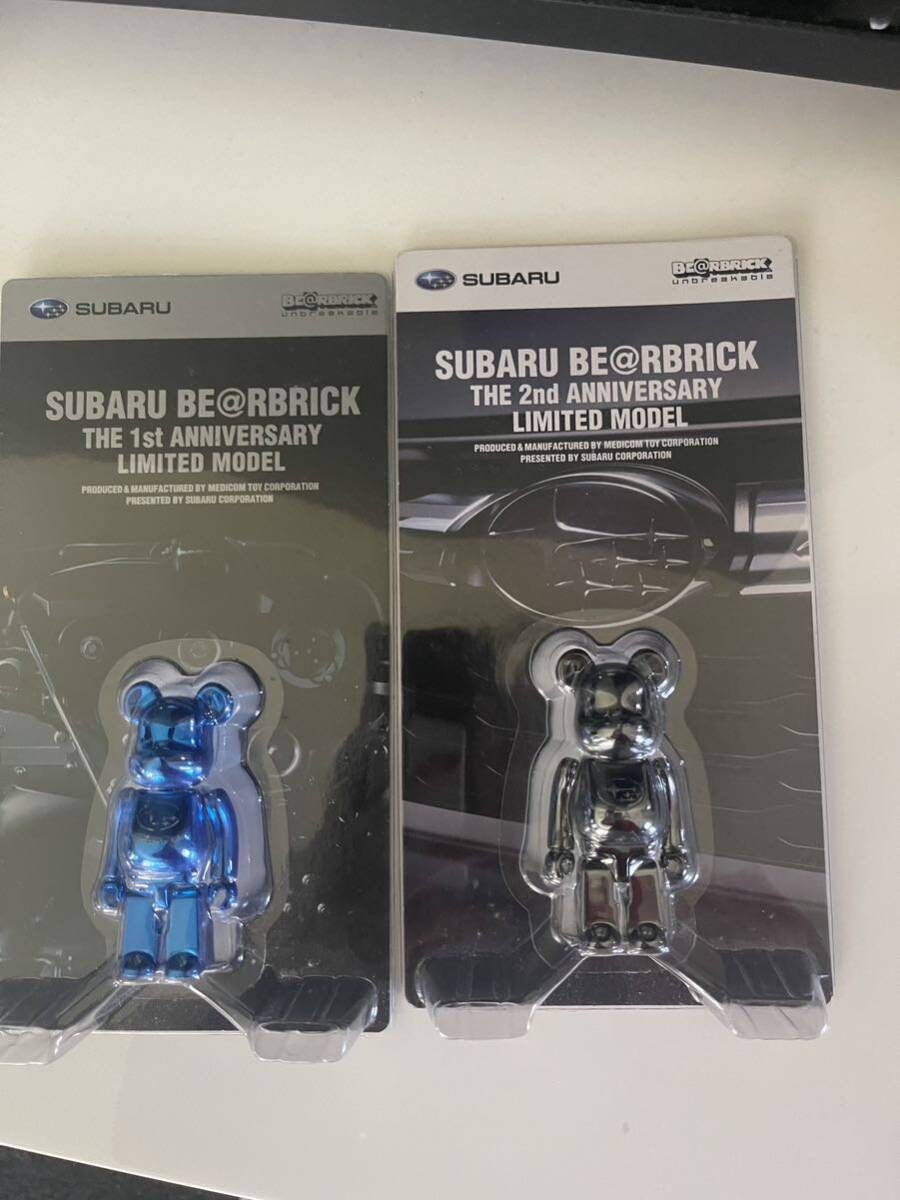 スバル　ベアブリック　2体　限定品　BE@RBRICＫ SUBARU　未開封