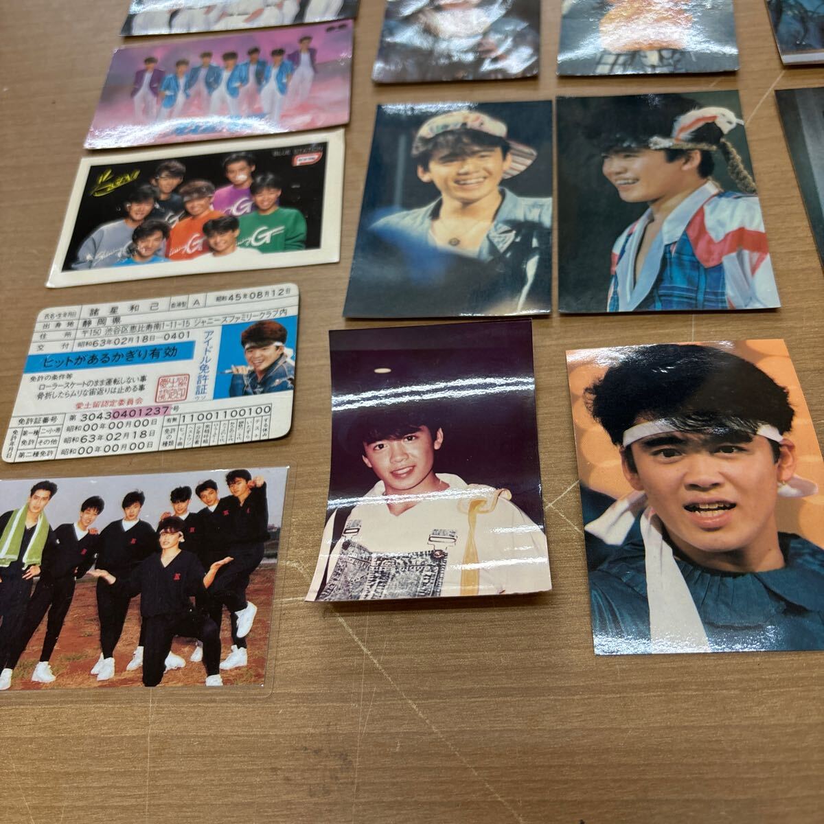 TA-563* click post ( nationwide equal postage 185 jpy )[ light GENJI ] 29 pieces set that time thing photograph of a star card laminate card Morohoshi Kazumi 
