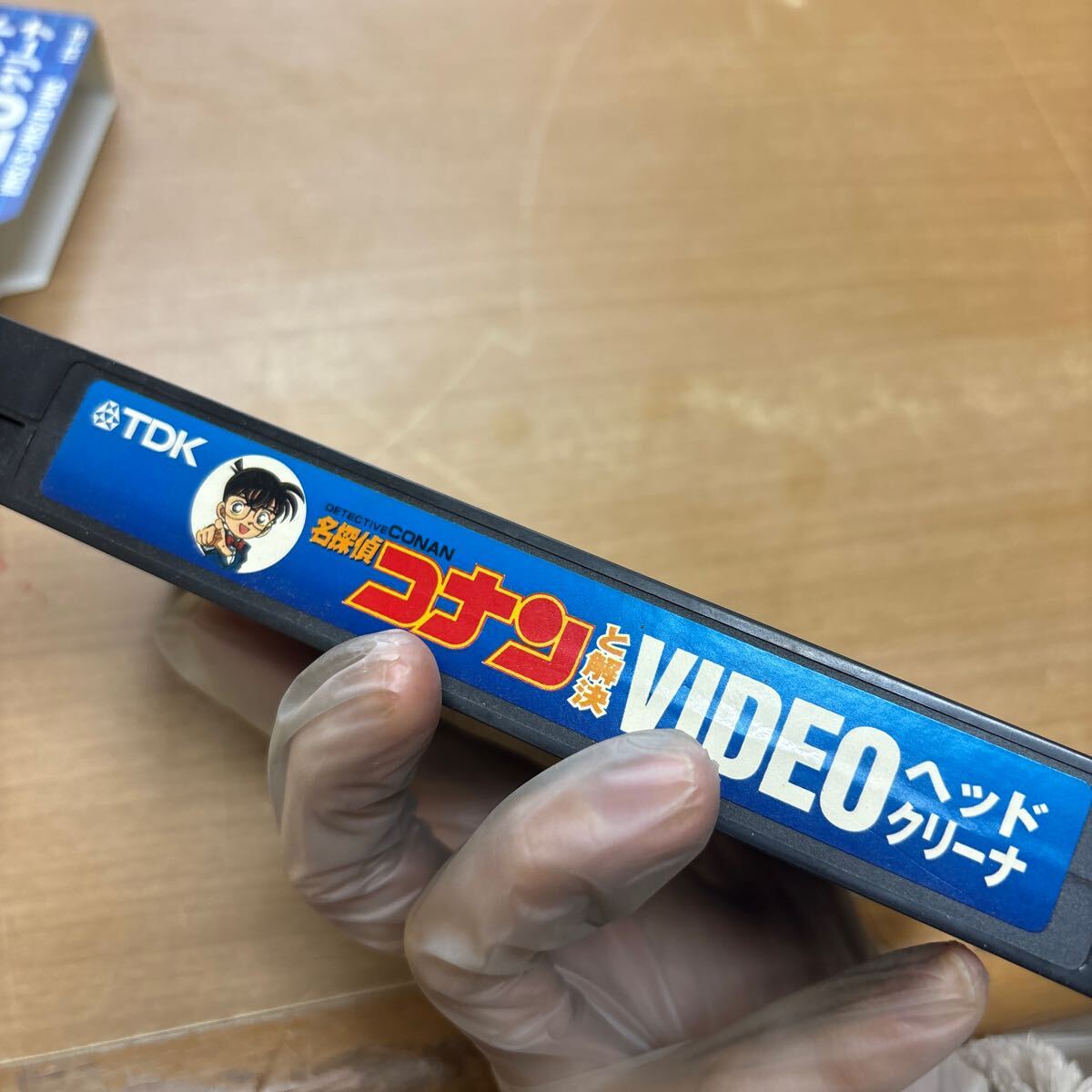 TA-577☆クリックポスト(全国一律送料185円) TDK 名探偵コナンと解決 ビデオヘッドクリーナーVHS/S-VHS用 TCV-25F(中古品) VIDEO 未確認の画像7