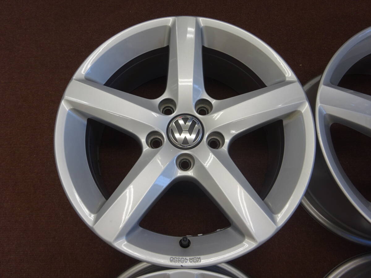 A-41　ＶＷ ティグアン 純正　16×6.5J ET33 PCD112 5H 4本　比較的 程度良好　フォルクス ワーゲン ゴルフ パサート ザ ビートル 等に是非_画像5